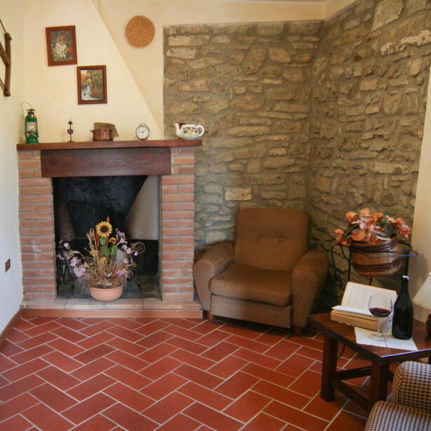 Appartamento camino umbria agriturismo